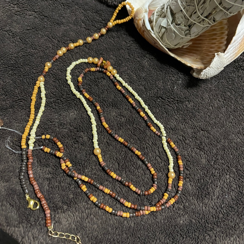 Waist beads and anklets